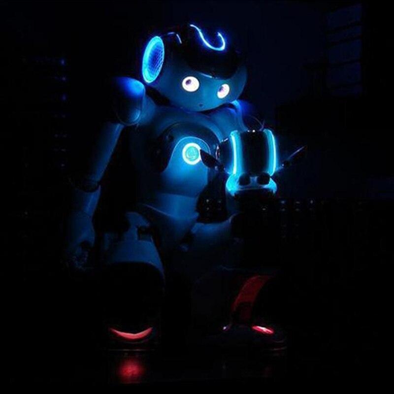 Mini robot de juguete inteligente, divertido robot de baile, juguetes con luz LED, música, robot de baile Hyun, regalo para niños, fiesta, regalos de Navidad, envío directo