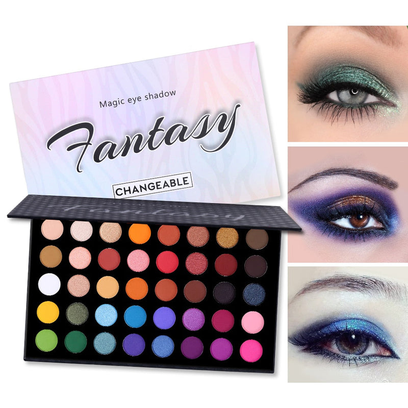 Paleta de sombras de ojos UCANBE - 40 colores