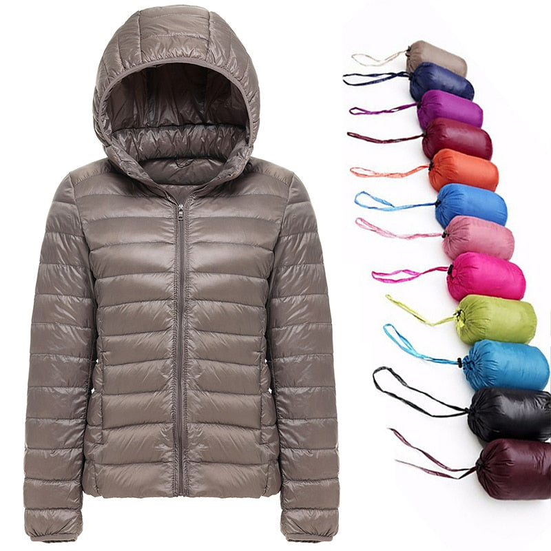 Women's Hooded Puffer Jacket 