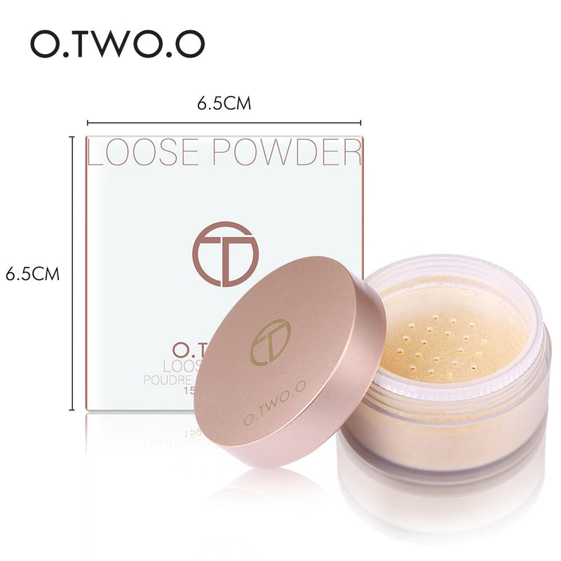 Kit de maquillaje facial O.TWO.O: corrector, base y polvos