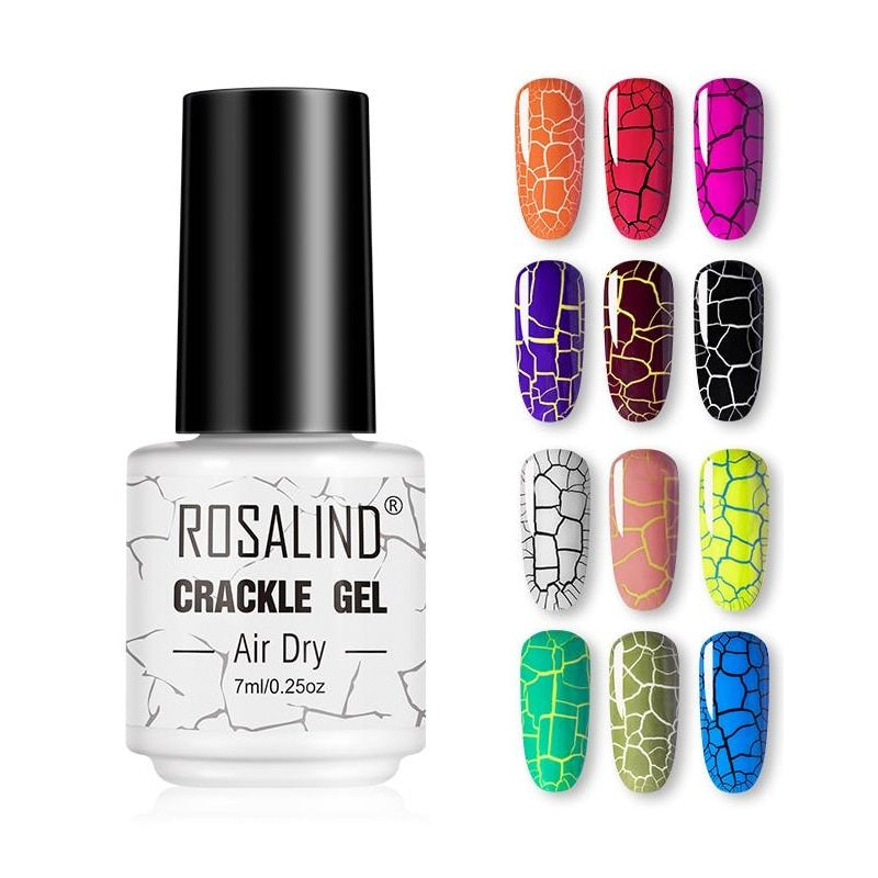 Rosalind Gel Nail Polish - Crackle Effect 