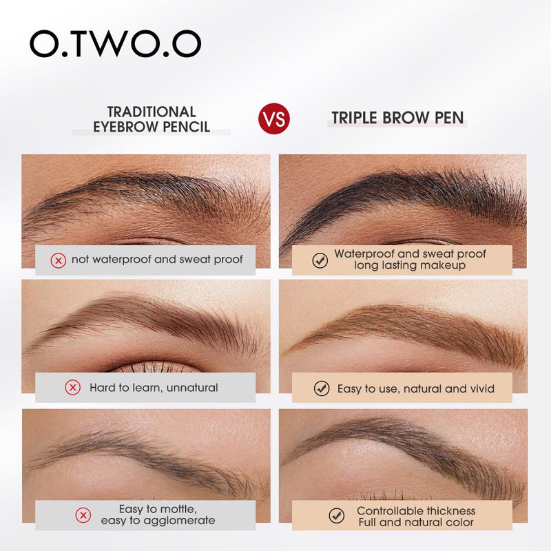 O.TWO.O Waterproof Eyebrow Pen