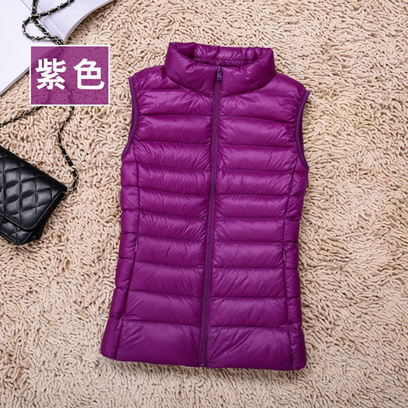 Women's Puffer Stand Vest 