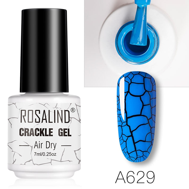 Rosalind Gel Nail Polish - Crackle Effect 