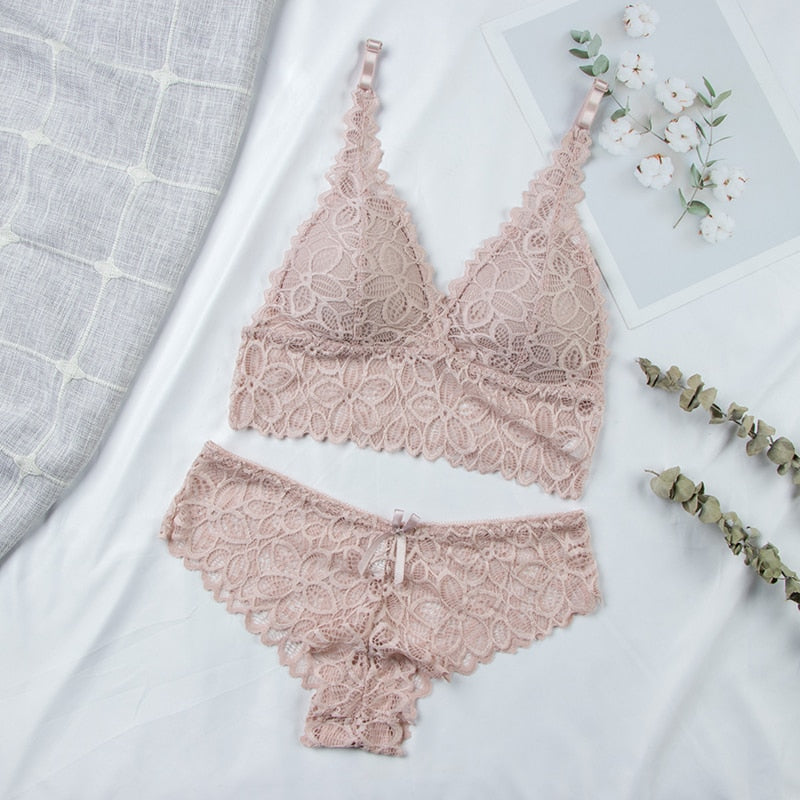 Basic Lace Lingerie Set 