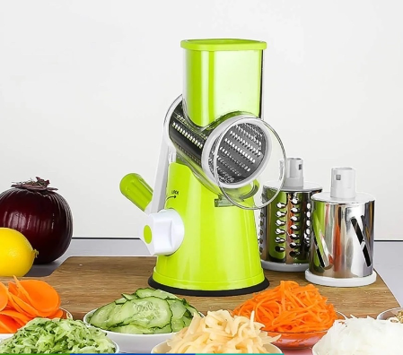 Vegetable Cutter Slicer 3 Blades Vegetables Grater Food Cheese Kitchen 