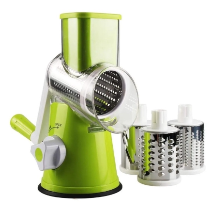 Vegetable Cutter Slicer 3 Blades Vegetables Grater Food Cheese Kitchen 