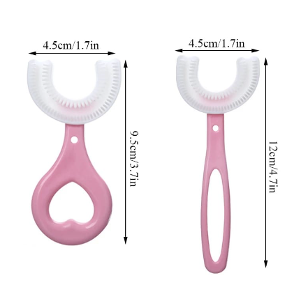 360° U-Shaped Soft Children's Toothbrush