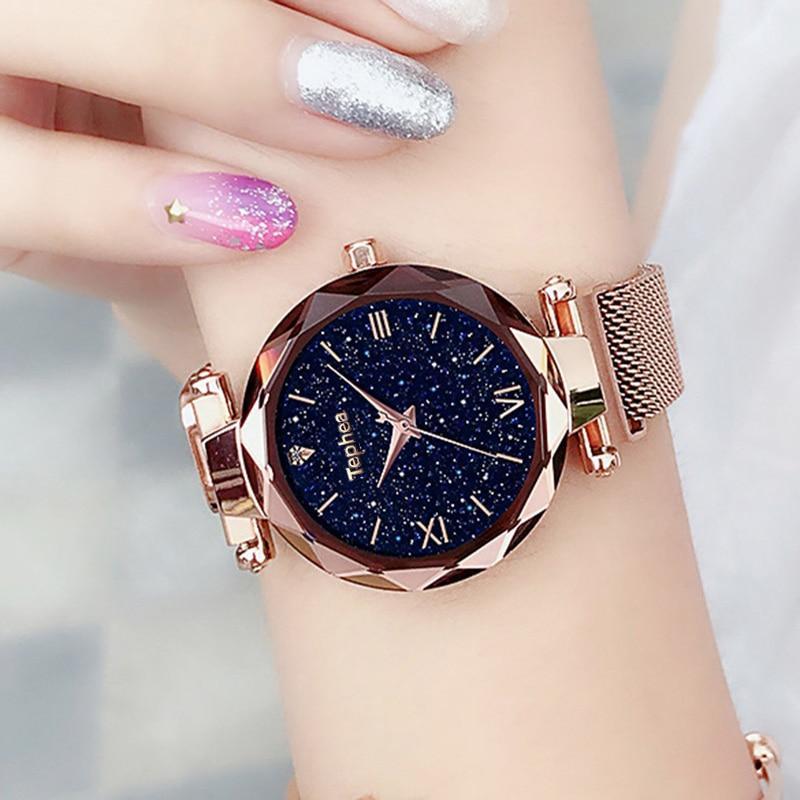 Luxury Stainless Steel Starry Sky Watch - Free Shipping