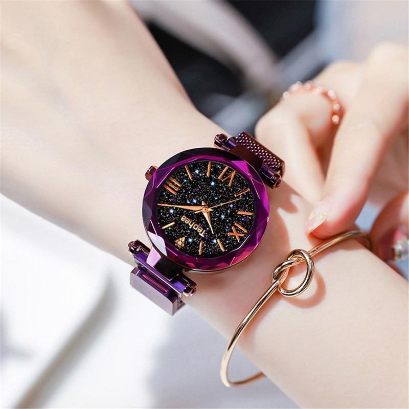 Luxury Stainless Steel Starry Sky Watch - Free Shipping