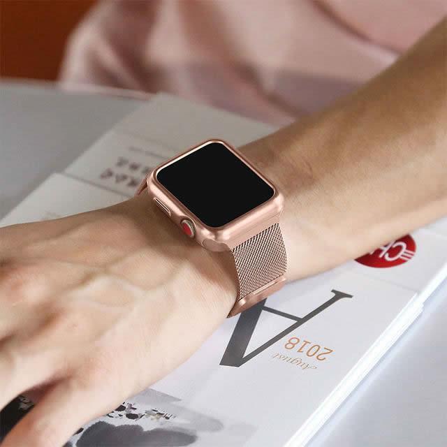 Milanese Strap with Case for Apple Watch 38/42mm 