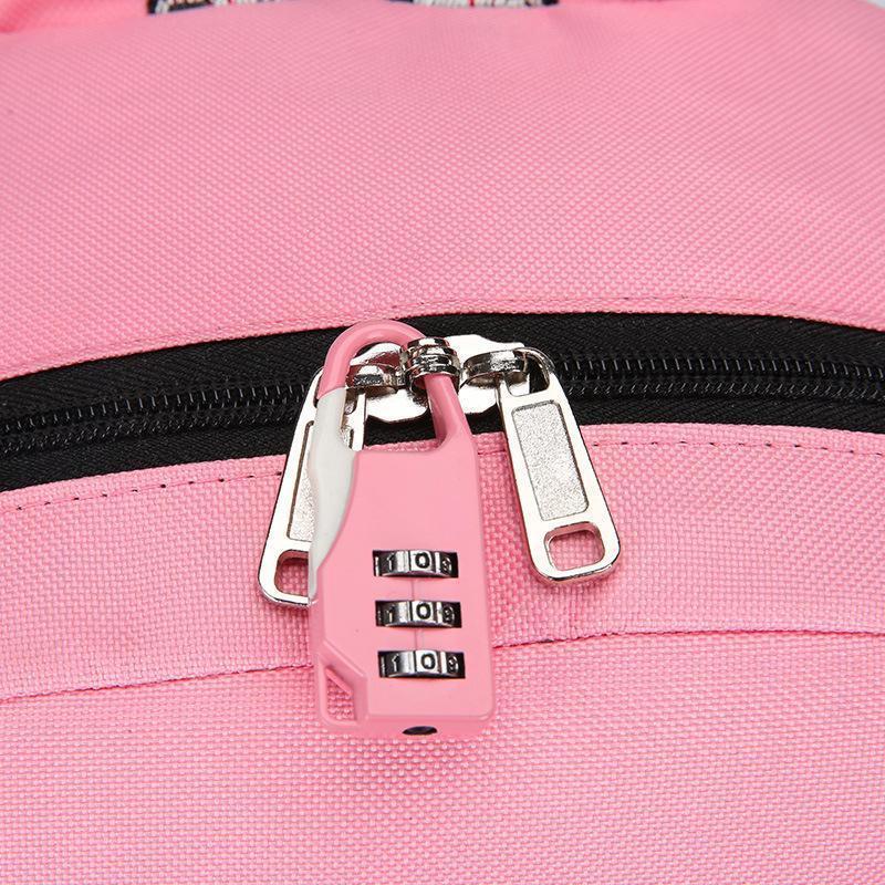 Women's Backpack with USB Input and Anti-Theft Lock 