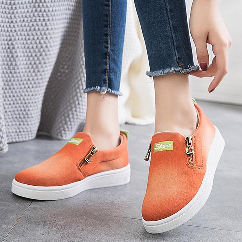 Casual Slip Denim Sneakers