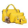 Classic Bella 4-piece Women's Handbag Kit + FREE Teddy Bear Keychain - FREE SHIPPING