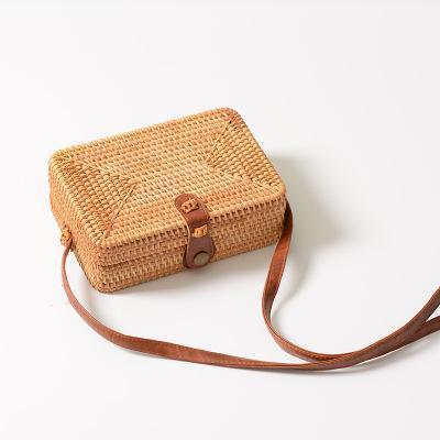 Square Straw Bag 