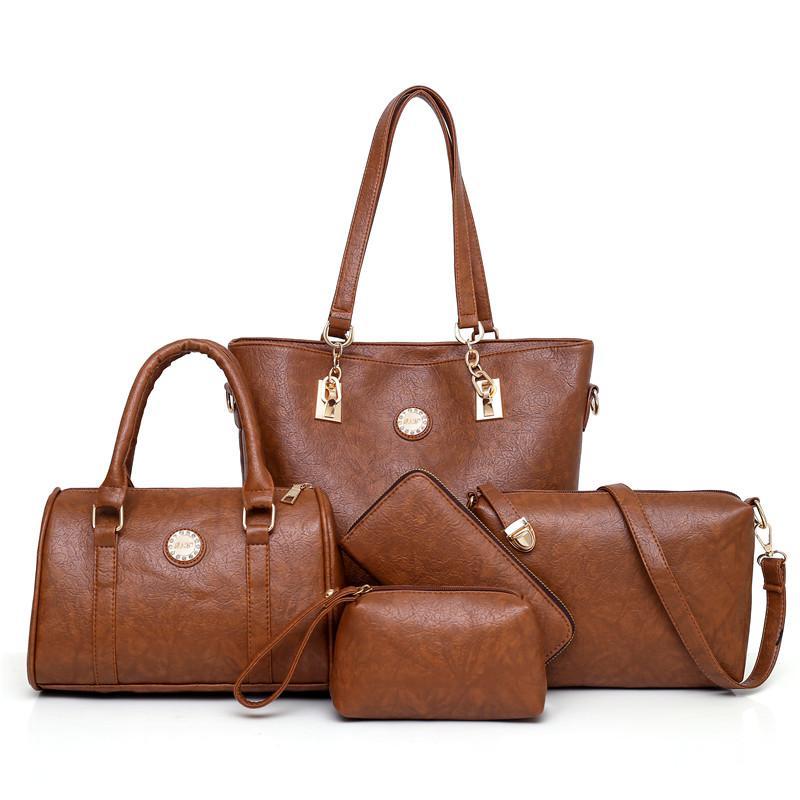 Conjunto de bolsos de lujo para mujer - 05 piezas 