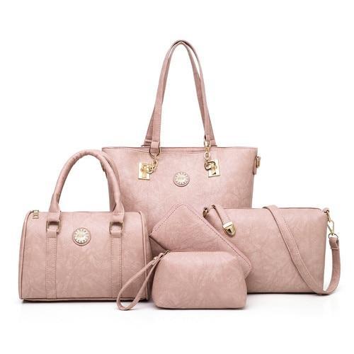 Conjunto de bolsos de lujo para mujer - 05 piezas 