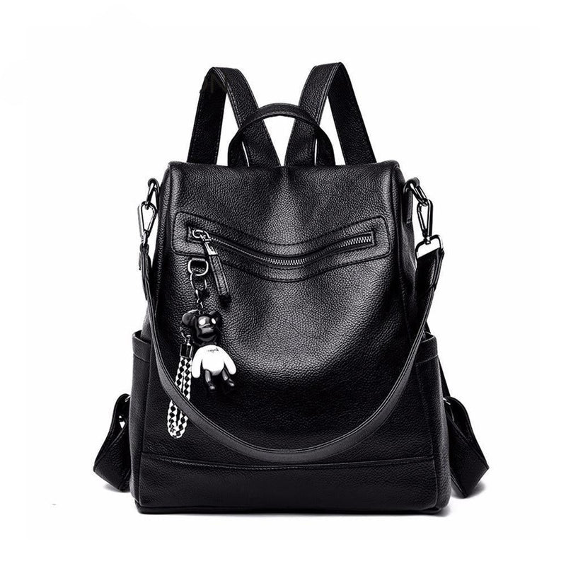 Black Women's Stylus Anti-Theft Backpack Bag - Free Shipping