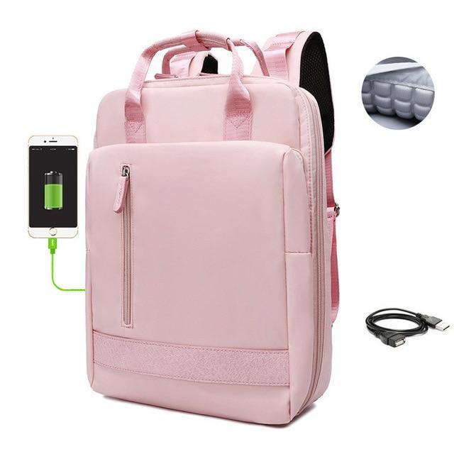 Mochila antirrobo para portátil de mujer